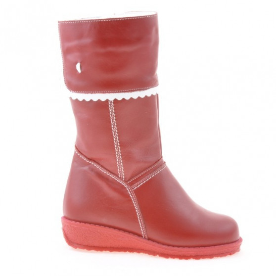 Bottes enfant petit 25c rouge+blanc Bottes enfant petit 25c rouge+blanc