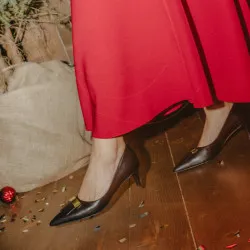 Chaussures élégantes femme 1358 noir lifestyle