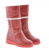 Bottes enfant petit 25c rouge+blanc