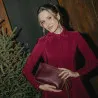 Sac à main femme 211g bordeaux lifestyle