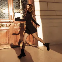 Bottes femme 3408 bufo noir lifestyle