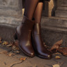 Bottes femme 3416 café lifestyle