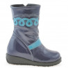 Bottes petits enfants 23c vernis indigo+bleu