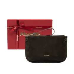 Sac à main pour femme 211g en daim café