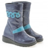 Bottes petits enfants 23c vernis indigo+bleu