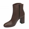 Bottes à talons femme 1407 café