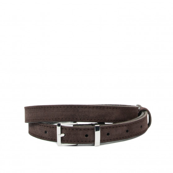Ceinture femme 44-1mc café velours