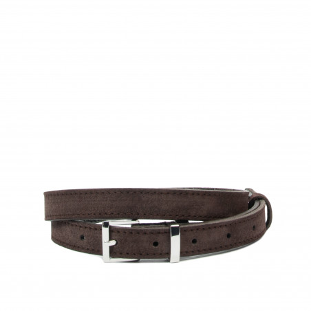 Ceinture femme 44-1mc café velours