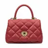 Sac à main femme bandoulière 049g rouge saffiano