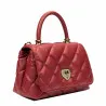 Sac à main femme bandoulière 049g rouge saffiano