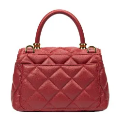 Sac à main femme bandoulière 049g rouge saffiano