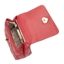 Sac à main femme bandoulière 049g rouge saffiano