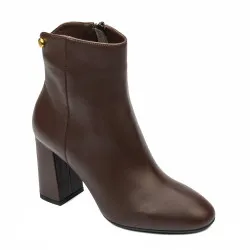 Bottes à talons femme 1407 café