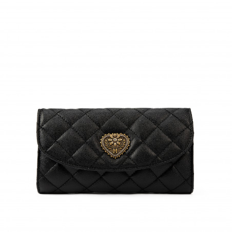 Sac à main femme bandoulière 048g noir caviar