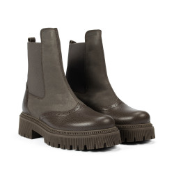 Bottes femme 3390 kaki combiné