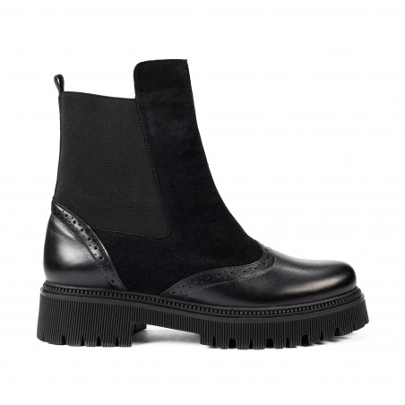 Bottes femme 3390 noir combiné