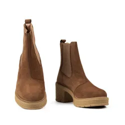 Bottines femme 3385 bufo marron