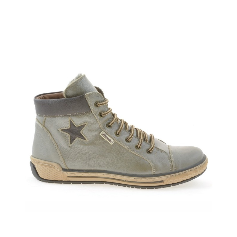 Bottes femme 3274 sable+café