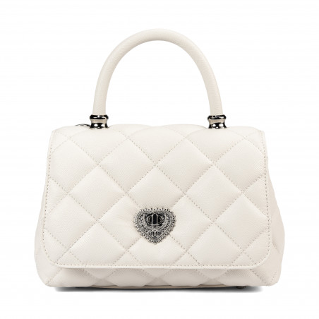Sac à main femme bandoulière 049g 01 panna safiano