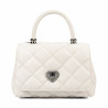 Sac à main femme bandoulière 049g 01 panna safiano