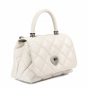 Sac à main femme bandoulière 049g 01 panna safiano