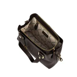 Sac à main femme bandoulière 004g chocolat noir
