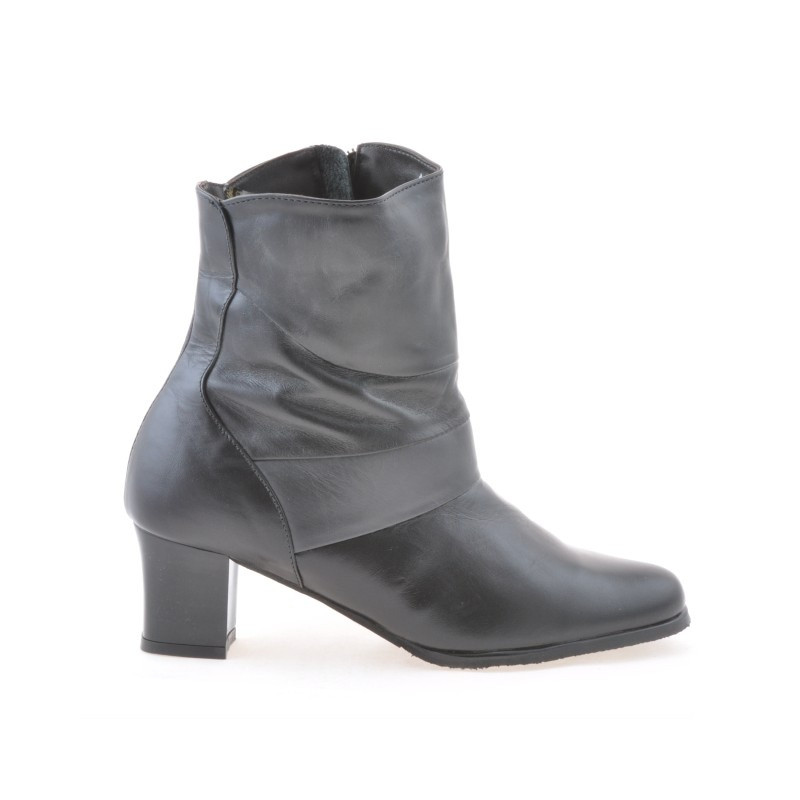 Bottes femme 1122 noir+gris