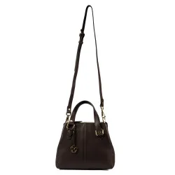 Sac à main femme bandoulière 004g chocolat noir