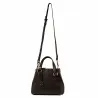 Sac à main femme bandoulière 004g chocolat noir