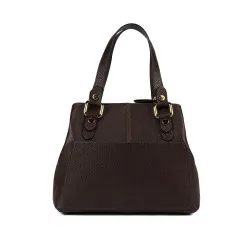 Sac à main femme bandoulière 004g chocolat noir