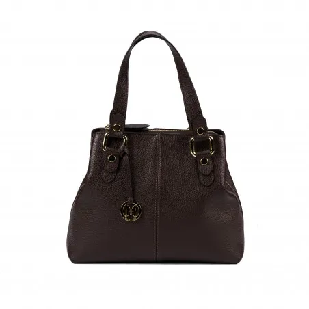 Sac à main femme bandoulière 004g chocolat noir