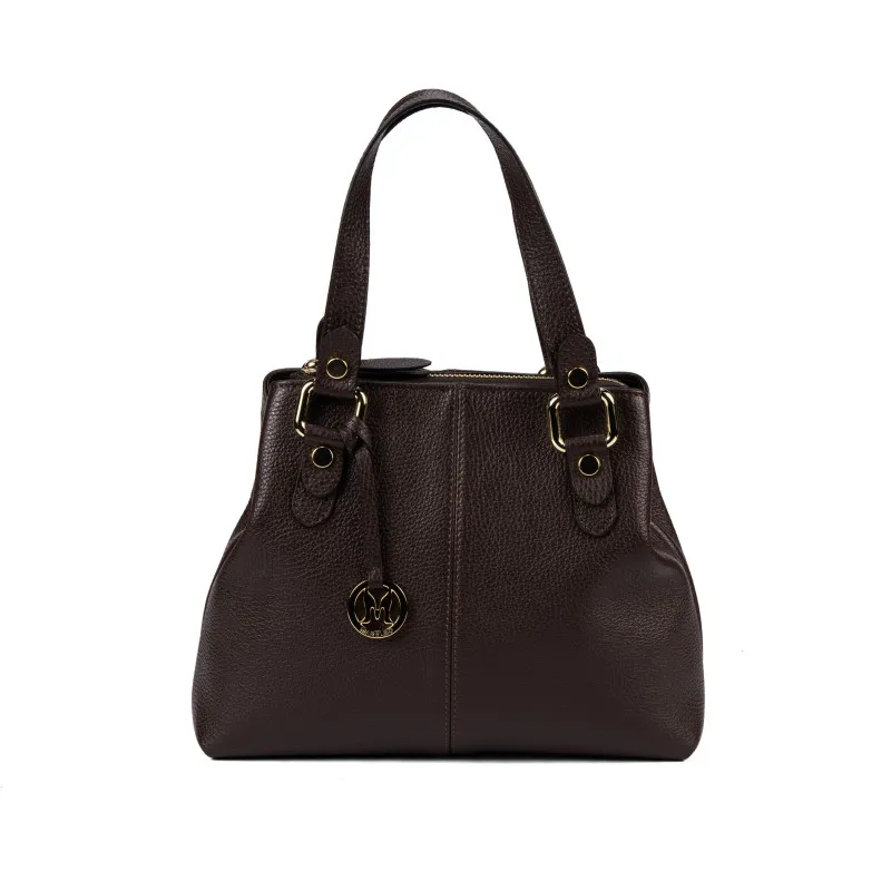 Sac à main femme bandoulière 004g chocolat noir