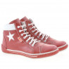 Bottes femme 3274 rouge+blanc