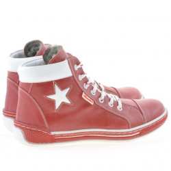 Bottes femme 3274 rouge+blanc