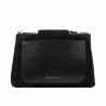 Sac à bandoulière femme 051g 01 noir camoscio