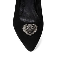 Ballerines femme 1362 velours noir