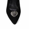 Ballerines femme 1362 velours noir