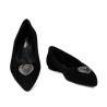 Ballerines femme 1362 velours noir