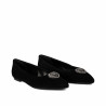 Ballerines femme 1362 velours noir