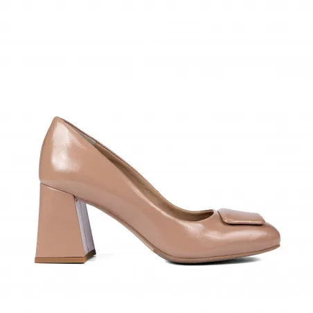 Chaussures élégantes femme 1324 vernis beige