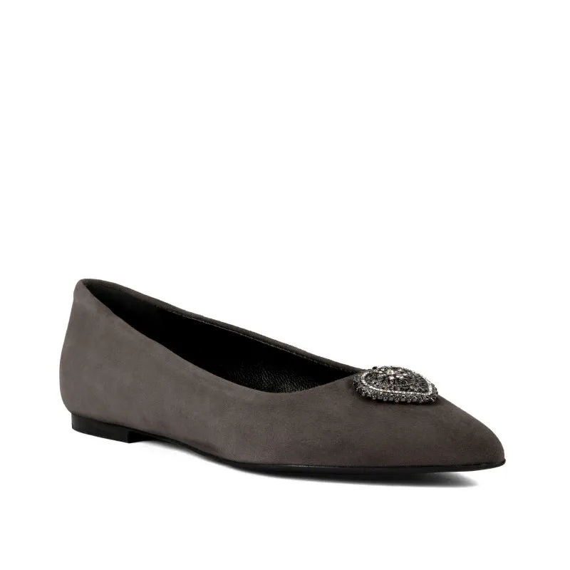 Ballerines femme 1362 sable velours