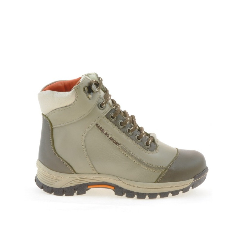Bottes enfant 3219 sable+kaki