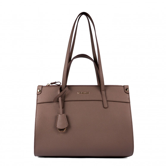 Sac pour femme à bandoulière 047g cuir capuccino