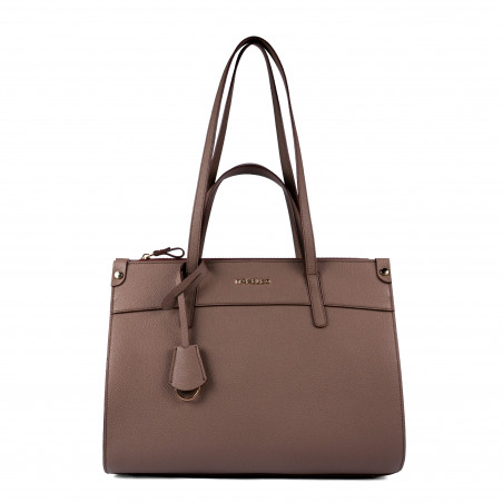 Sac pour femme à bandoulière 047g cuir capuccino