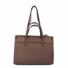 Sac pour femme à bandoulière 047g cuir capuccino