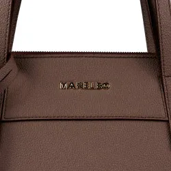 Sac pour femme à bandoulière 047g cuir capuccino