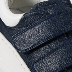 Baskets femme 6008-1sc indigo+blanc