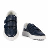 Baskets femme 6008-1sc indigo+blanc