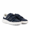 Baskets femme 6008-1sc indigo+blanc
