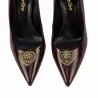Chaussures élégantes femme 1363 vernis bordeaux